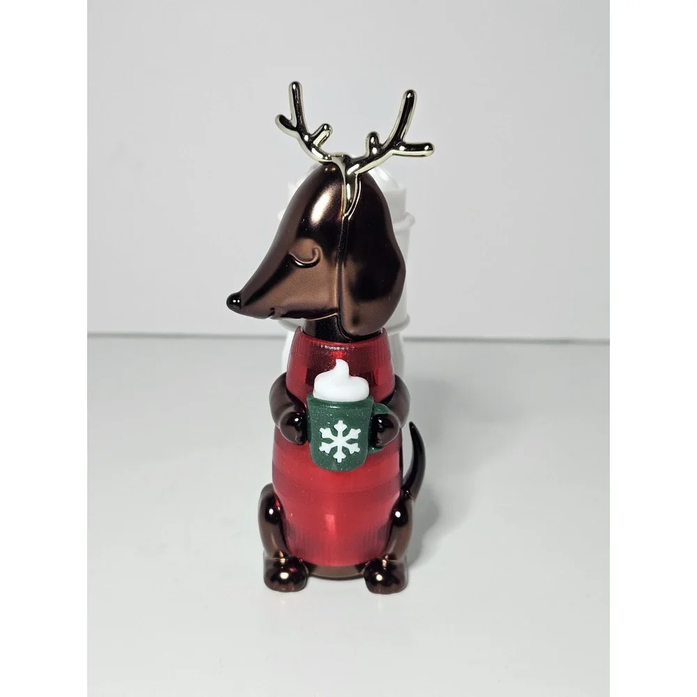 Bath Body Works Christmas Reindeer Dachshund Dog Hot Cocoa Wallflower Plug Scent